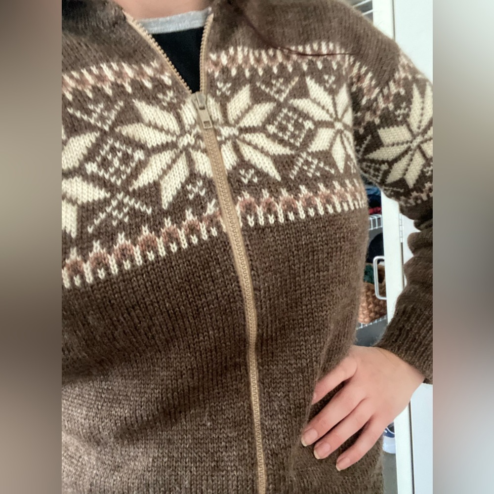 Dale of Norway snowflake sweater